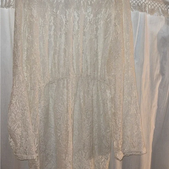 Torrid White Lace Blouse - Picture 2 of 2